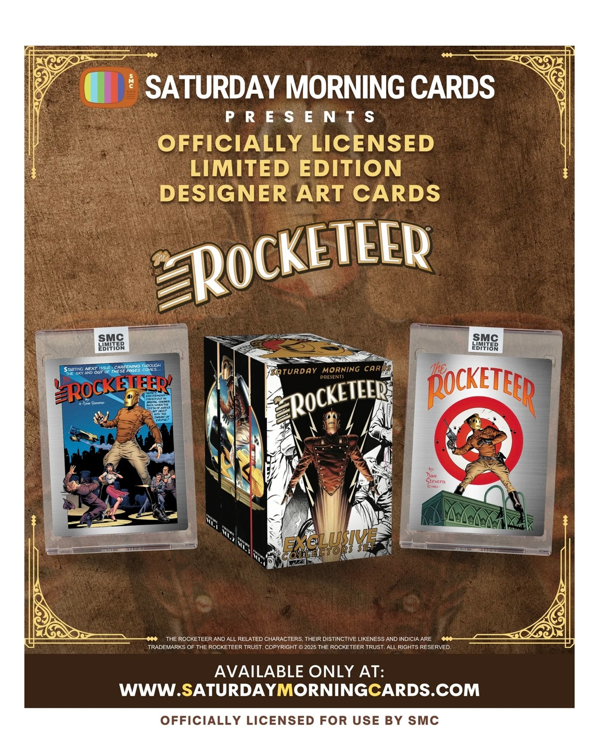 SMC Rocketeer Dave Stevens Collectors Set SDCC Exclusive (4 card box set)