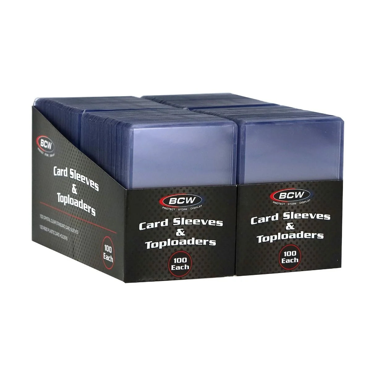 200 Count Card Sleeves and Toploader Combo Pack