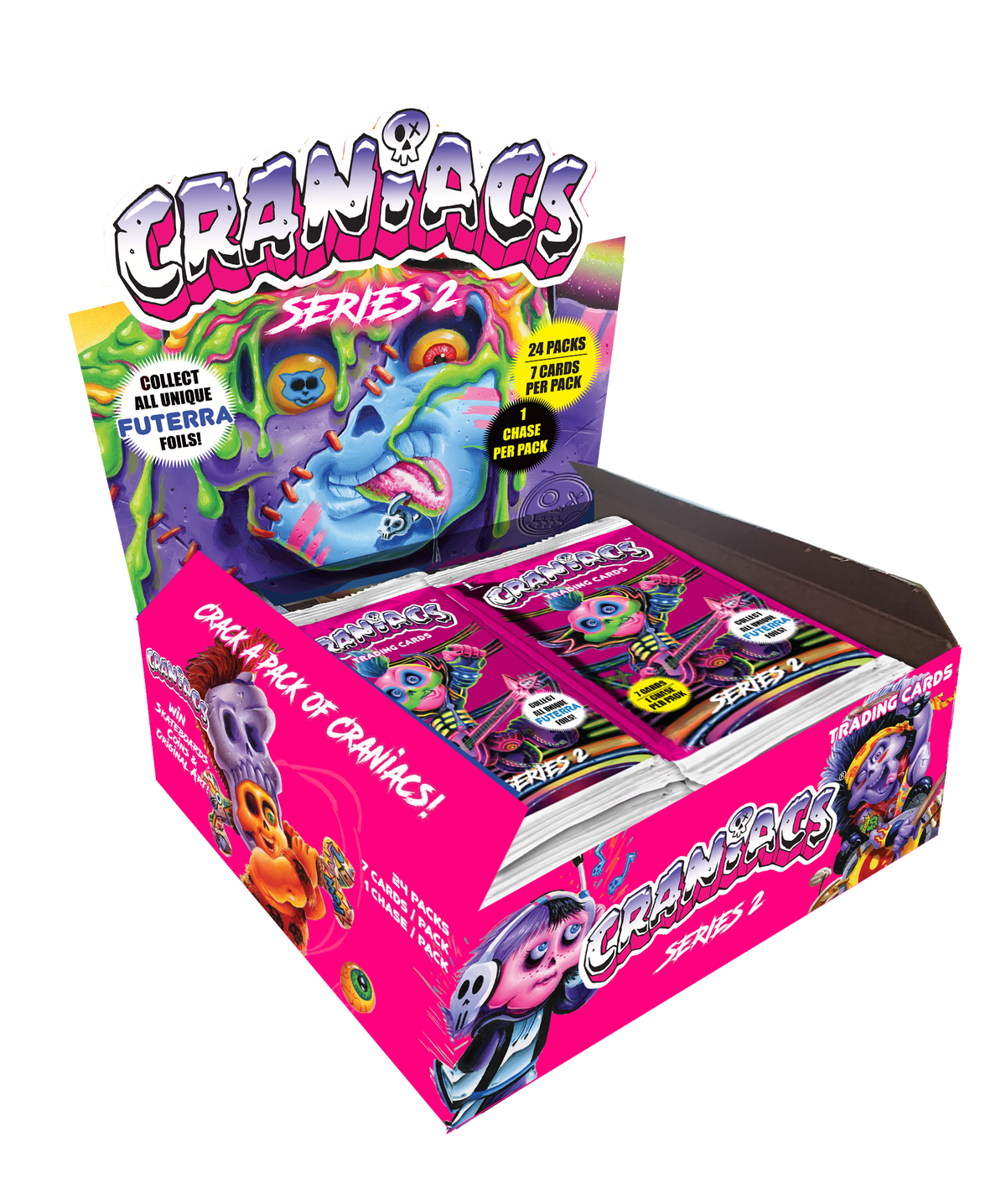 Craniacs trading cards Series 2 Hobby Box.