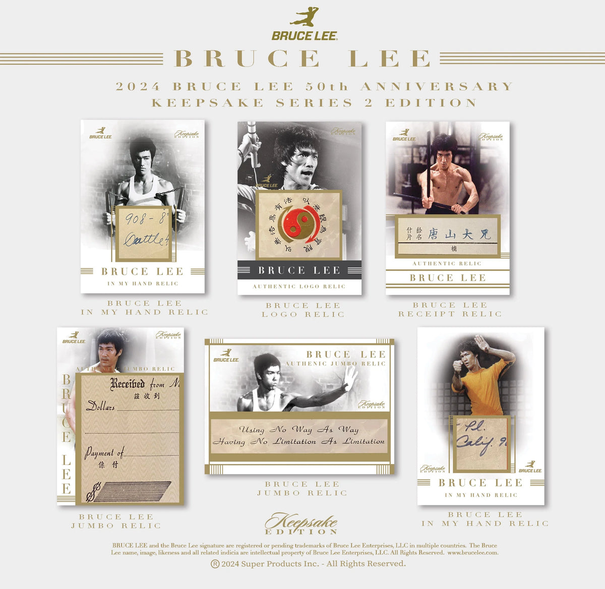 2025 - 2024 Bruce Lee 50th Anniversary Keepsake Series 2 Edition