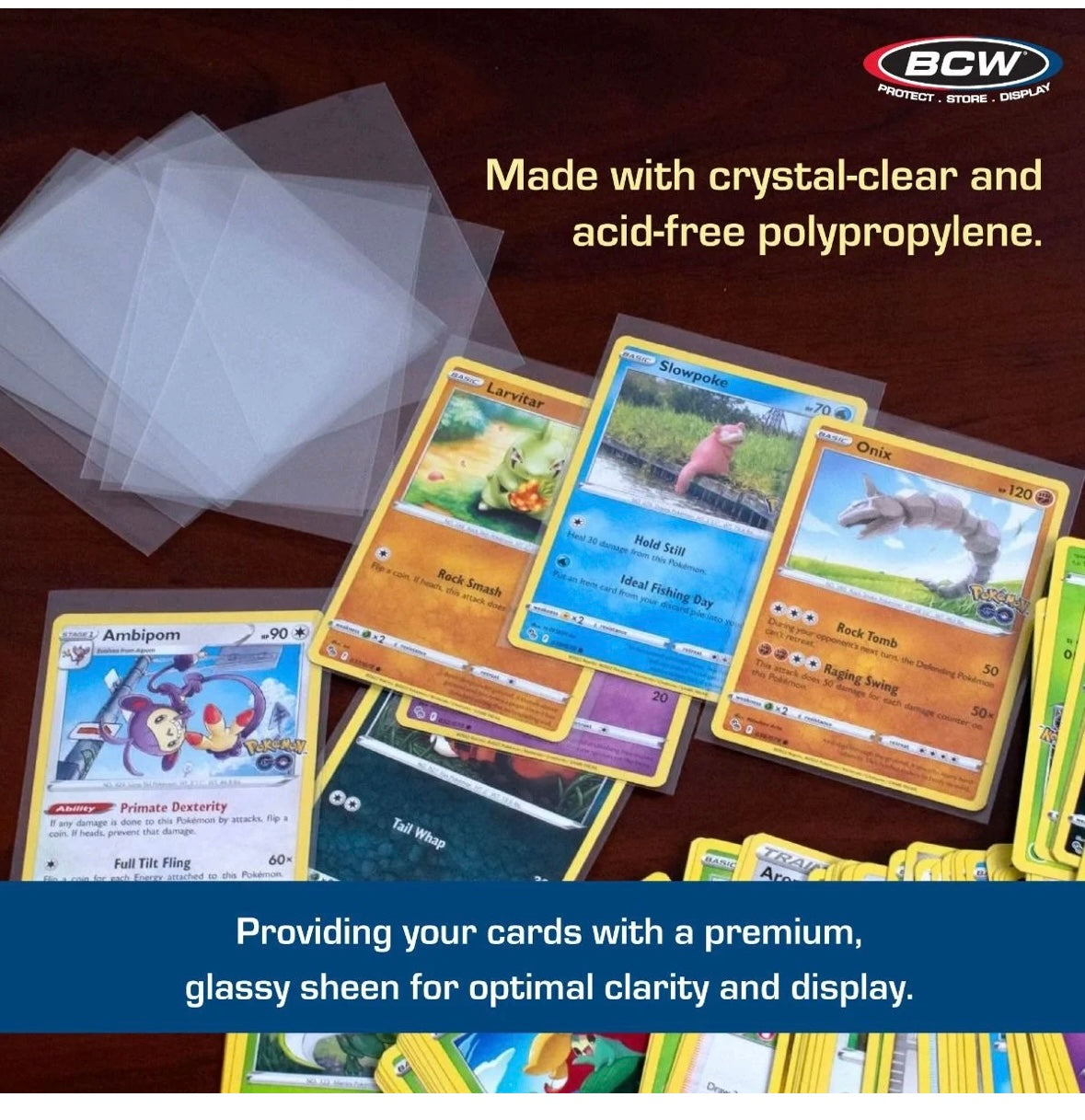 Standard Card Sleeves - 1000 Pack