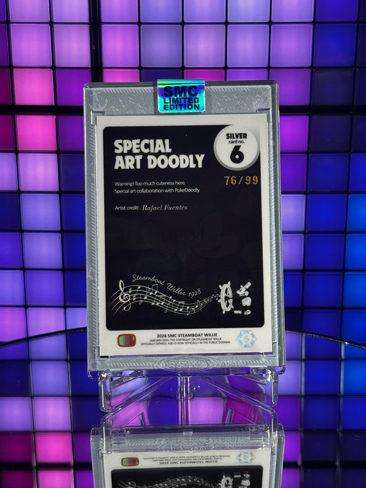 SMC- Steamboat Willie. Special Art Doodly 76/99