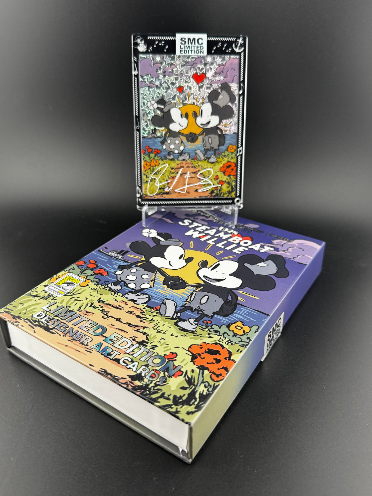 SMC- SDCC Steamboat Willie Doodly exclusive. 36/75. Autographed by Poke Doodly