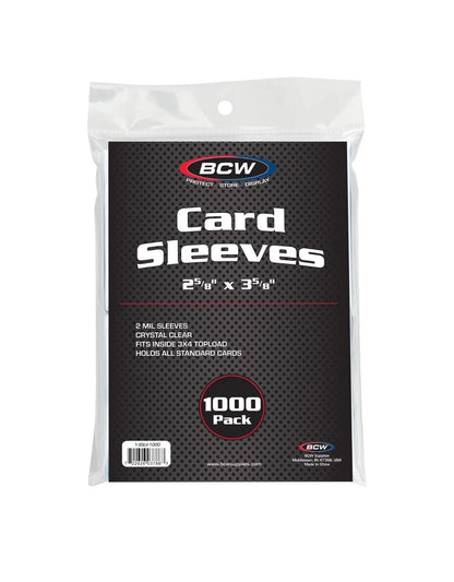 Standard Card Sleeves - 1000 Pack