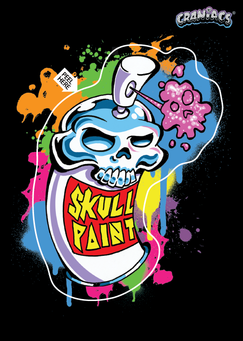 Craniacs Trading Cards blaster box, 20 box case
