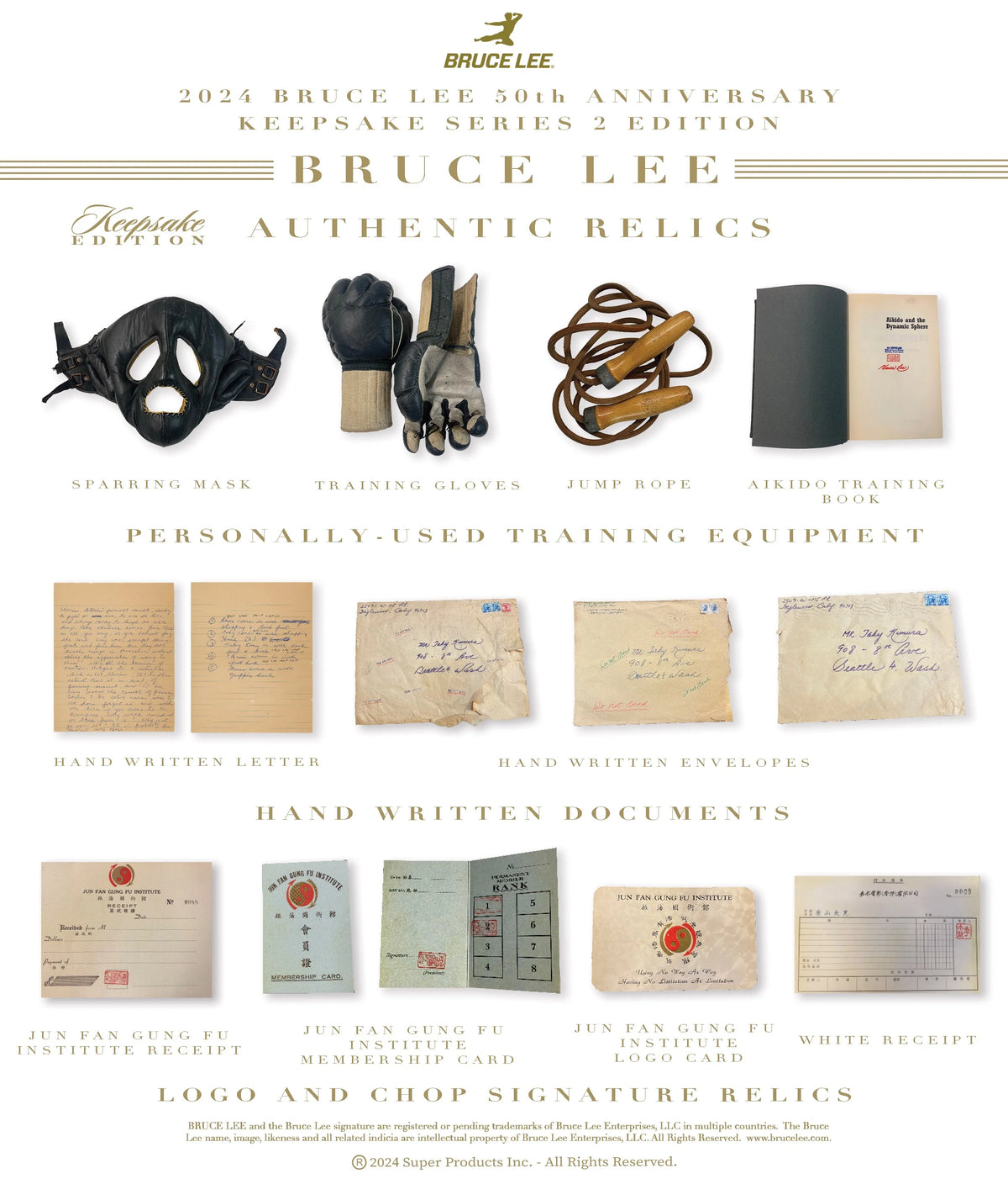 2025 - 2024 Bruce Lee 50th Anniversary Keepsake Series 2 Edition