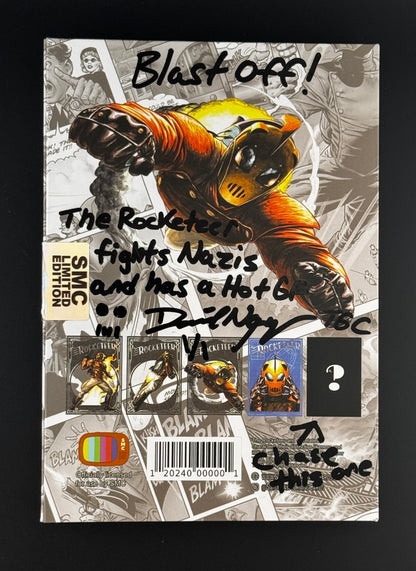 SMC- the Rocketeer, Blast Off, 11/25 bronze. Inscribed box 1/1