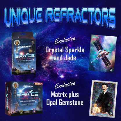 Cardsmiths Space Trading Cards Galactic Edition. collector box’s