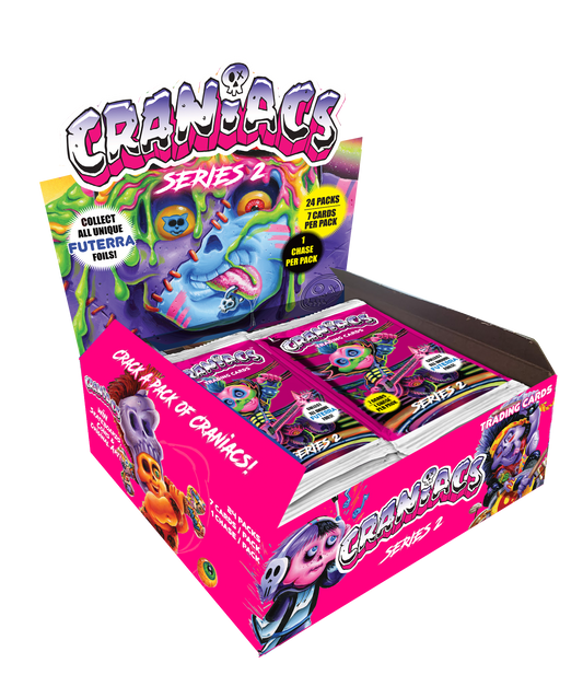 Craniacs trading cards Series 2 Hobby Box.