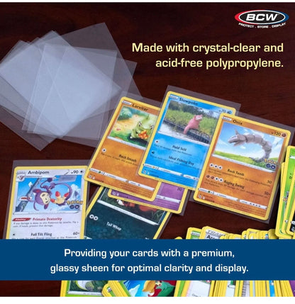 Standard Card Sleeves - 1000 Pack