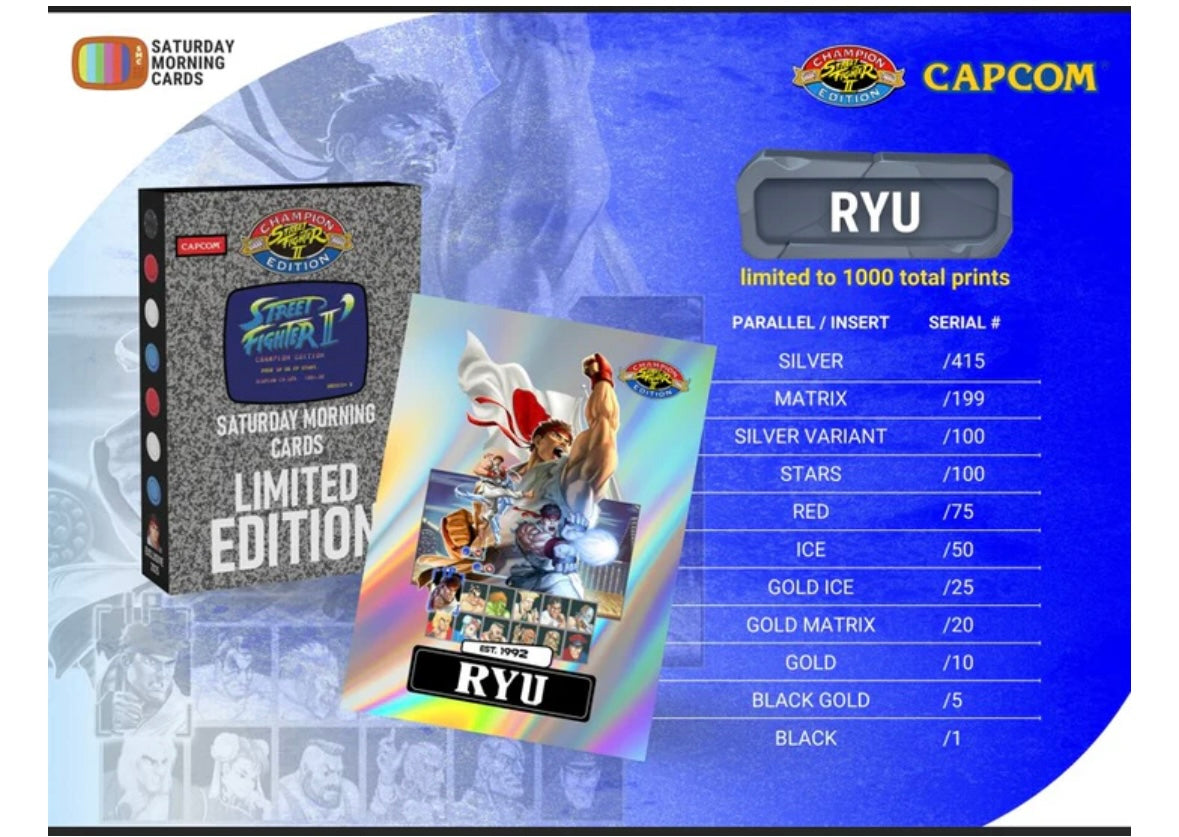 Street Fighter 2: Vol 2. RYU vs. SAGAT (Dual Cards)