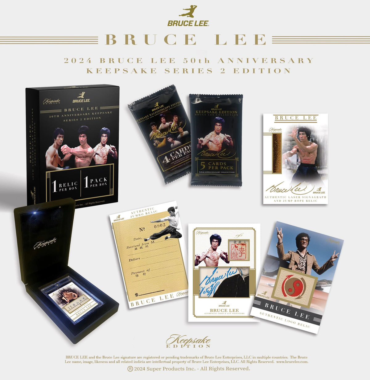 2025 - 2024 Bruce Lee 50th Anniversary Keepsake Series 2 Edition