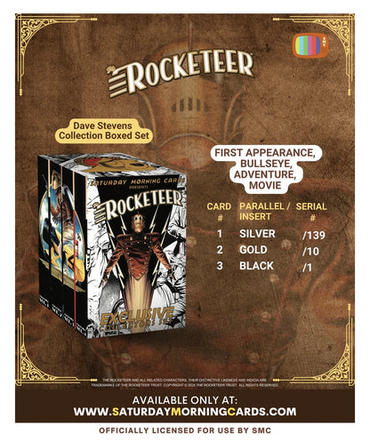 SMC Rocketeer Dave Stevens Collectors Set SDCC Exclusive (4 card box set)