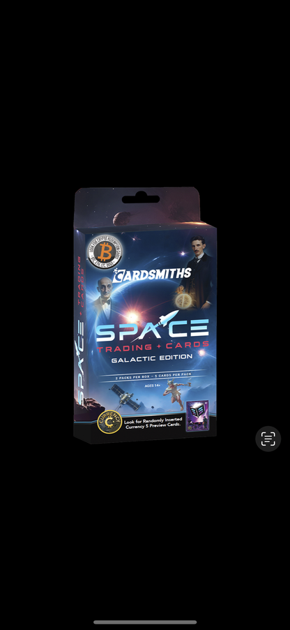 Cardsmiths Space Trading Cards Galactic Edition. collector box’s