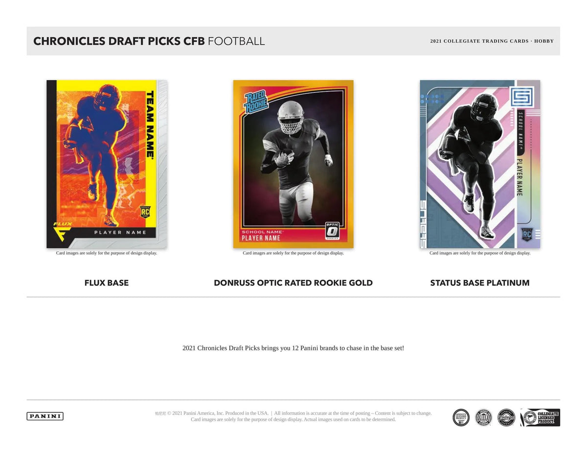 2021 Panini Chronicles Draft Picks Football Hobby box