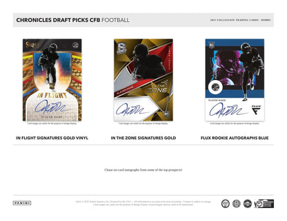 2021 Panini Chronicles Draft Picks Football Hobby box